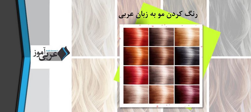 رنگ مو به عربی